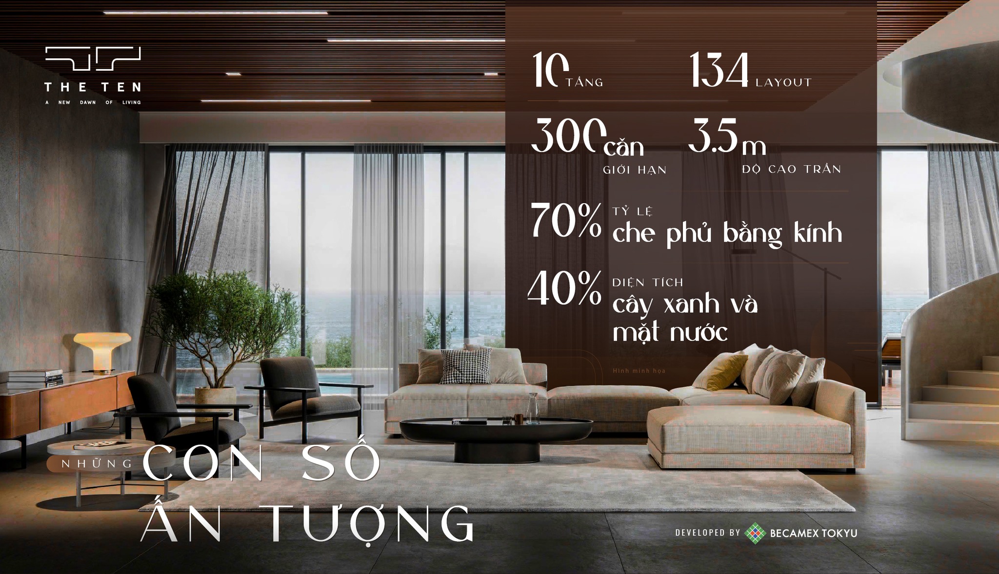 Những con số ấn tượng về The TEN 1 Những con số sau đây chính là minh chứng một phong cách sống tinh hoa.